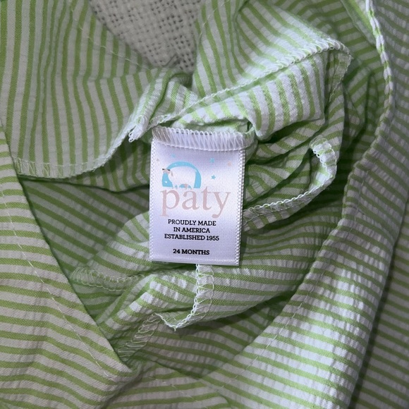 NWT - Paty Inc. Boys Jon Jon - Size: 24 months - Green - Picture 2 of 2